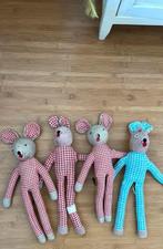 4 antieke knuffels, muizen, Ophalen of Verzenden