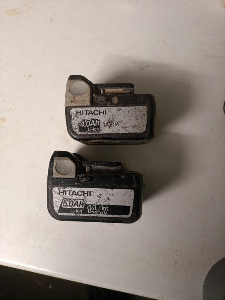 Hitachi 14.4V accu's 4.0Ah en 5.0Ah, Ophalen of Verzenden