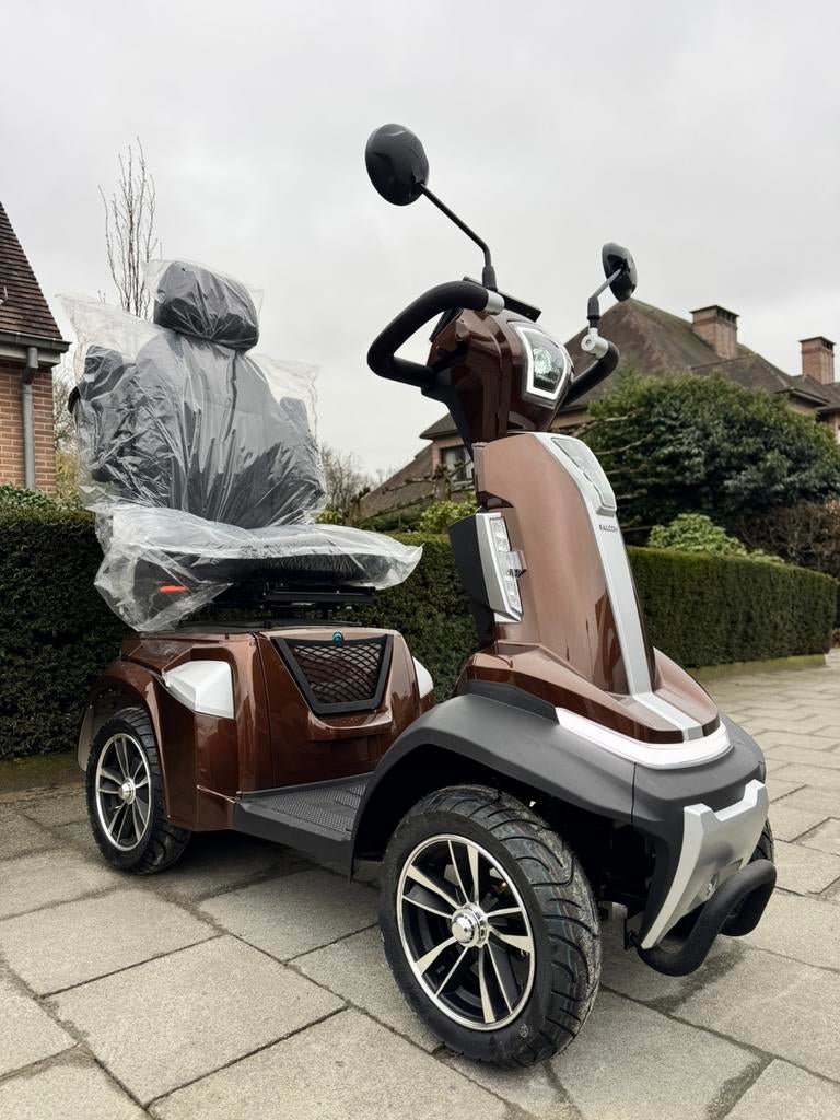 Nieuw Scootmobiel Falcon 20km/u met uitneembare lithium accu, Ophalen of Verzenden, Inklapbaar, Nieuw, Elektrische rolstoel