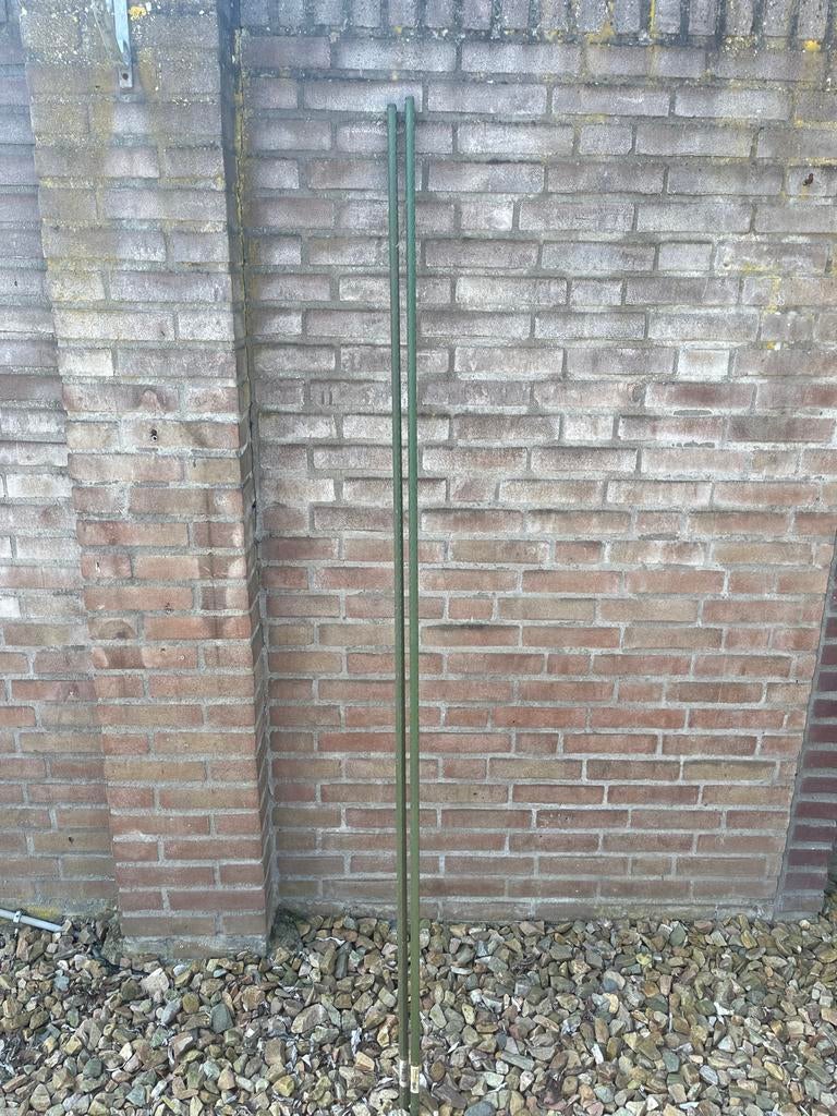 Kunststof grondpennen, bonenstaak, Tuin en Terras, Palen, Balken en Planken, Ophalen, Gebruikt, 180 tot 250 cm, Palen