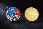 Luchtmacht F- 16 gevechtsfalk souvenier coin / munt., Ophalen of Verzenden, Buitenland, Munten