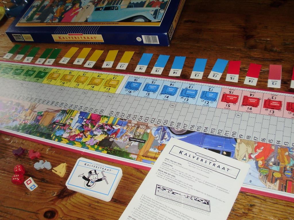 Kalverstraat spel / bordspel / makers van Monoploy, Hobby en Vrije tijd, Gezelschapsspellen | Bordspellen, Ophalen of Verzenden