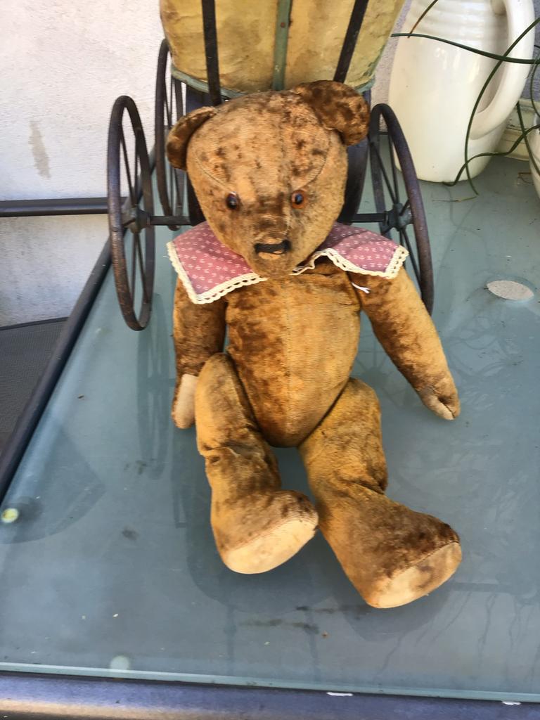 Antieke teddybeer, Antiek en Kunst, Ophalen of Verzenden