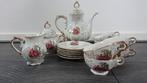 Zeer mooie vintage / retro porseleinen mokka servies set, Ophalen of Verzenden