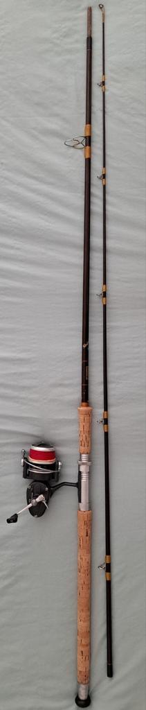 Oldskool Hardy glashengel, Watersport en Boten, Hengelsport | Roofvissen, Gebruikt, Werphengel, Ophalen of Verzenden