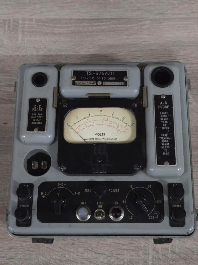 Vintage Amerikaanse meter TS-375A/U jaren '60, Ophalen of Verzenden