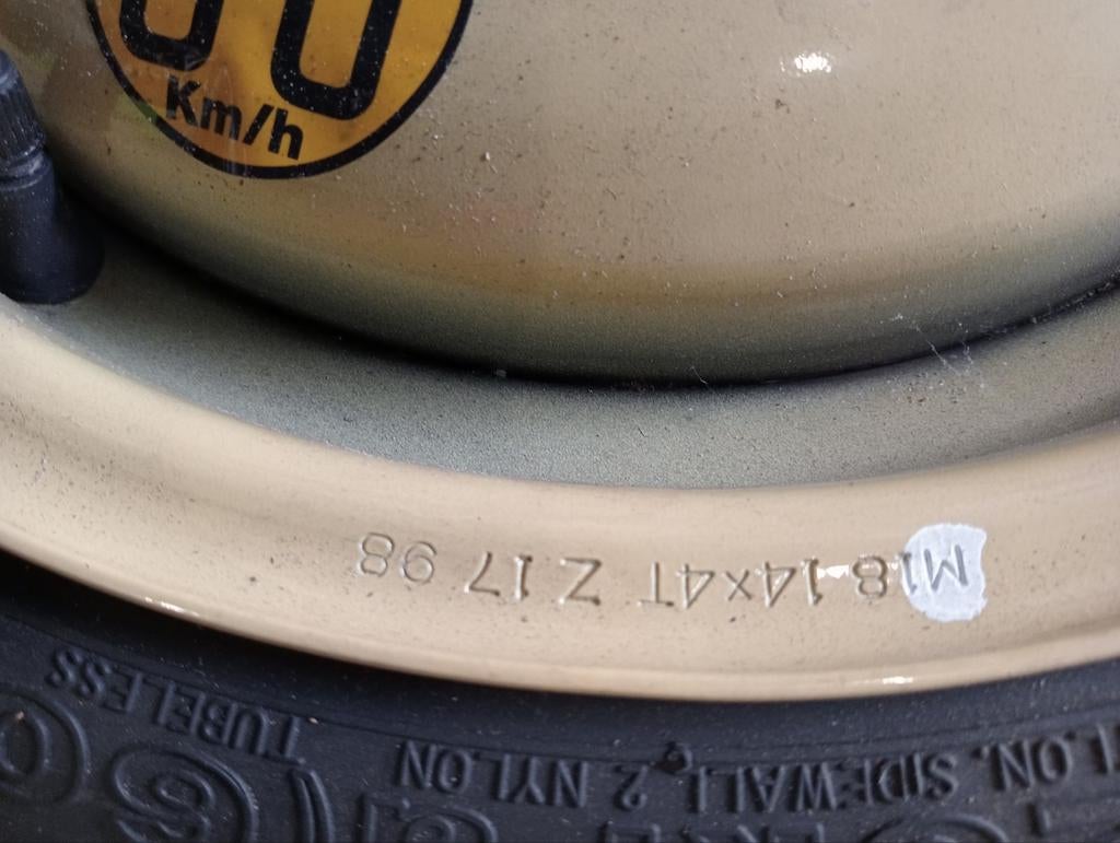 Thuiskomers Reserve Wiel Zie Foto's, 14 inch, Overige, Gebruikt, Overige