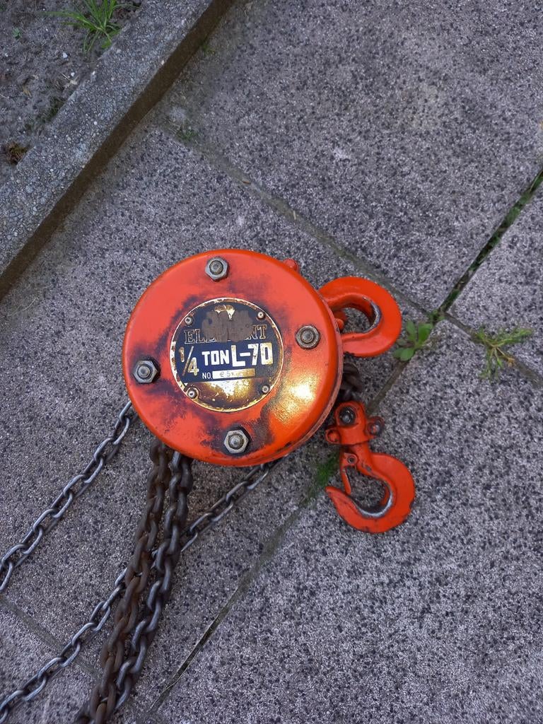 Elephanet ketting takel, Ophalen of Verzenden, Gebruikt, Handmatig