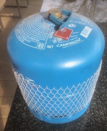 campingaz gasfles 907, Caravans en Kamperen, Ophalen, Gebruikt