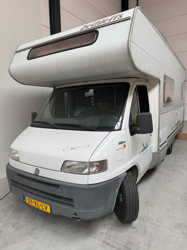 Dethleff 6 persoons Camper te Koop, Caravans en Kamperen, Campers, Particulier, tot en met 6, Alkoof, Dethleffs, Fiat, Diesel