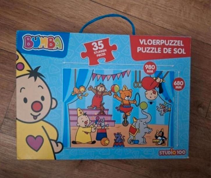 Bumba Vloerpuzzel 35 Stukjes - Studio 100, Kinderen en Baby's, Speelgoed | Kinderpuzzels, Zo goed als nieuw, 2 tot 4 jaar, 10 tot 50 stukjes