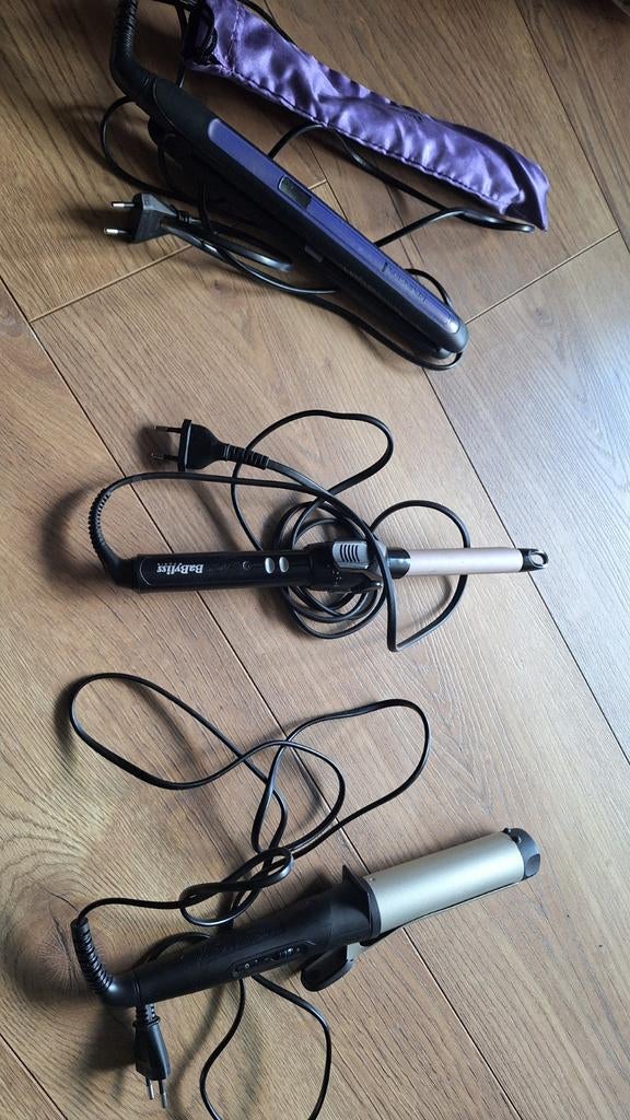 2 krultangen (Babyliss, Remington) + 1 stij, Verzenden