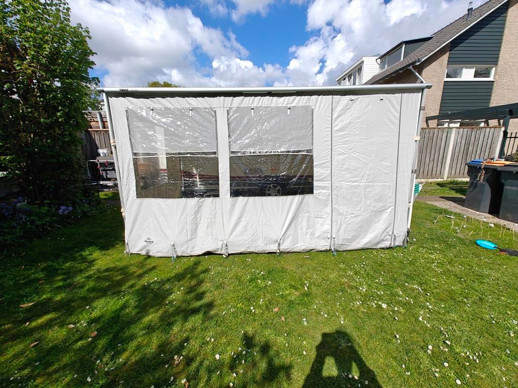 Luifeltent set - Obelink voorwand 380 en 2x zijwanden 250, Ophalen of Verzenden, Zo goed als nieuw