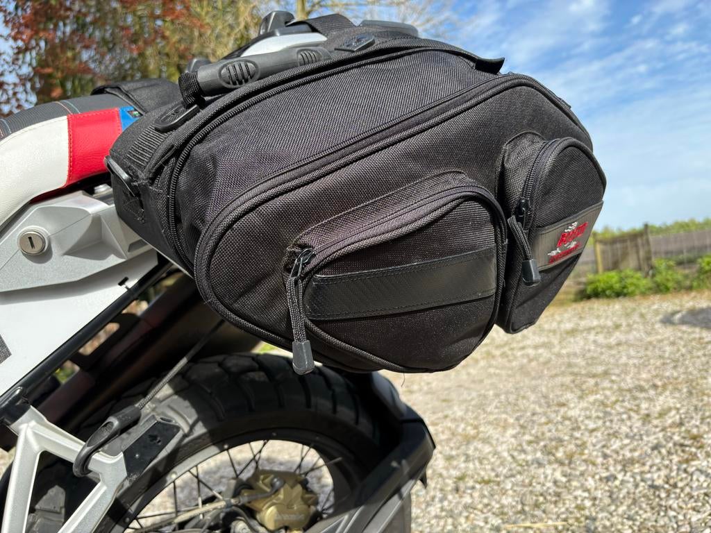 Booster Universele Motortassen - Zwart, Motoren, Ophalen, Zo goed als nieuw