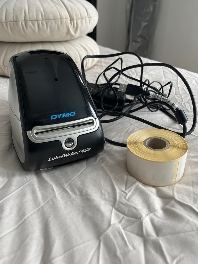 Dymo LabelWriter 450 Labelprinter met Etiketten, Ophalen of Verzenden, Zo goed als nieuw, Etiket