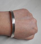 Zilveren vintage slavenarmband met decoratie nr.1739