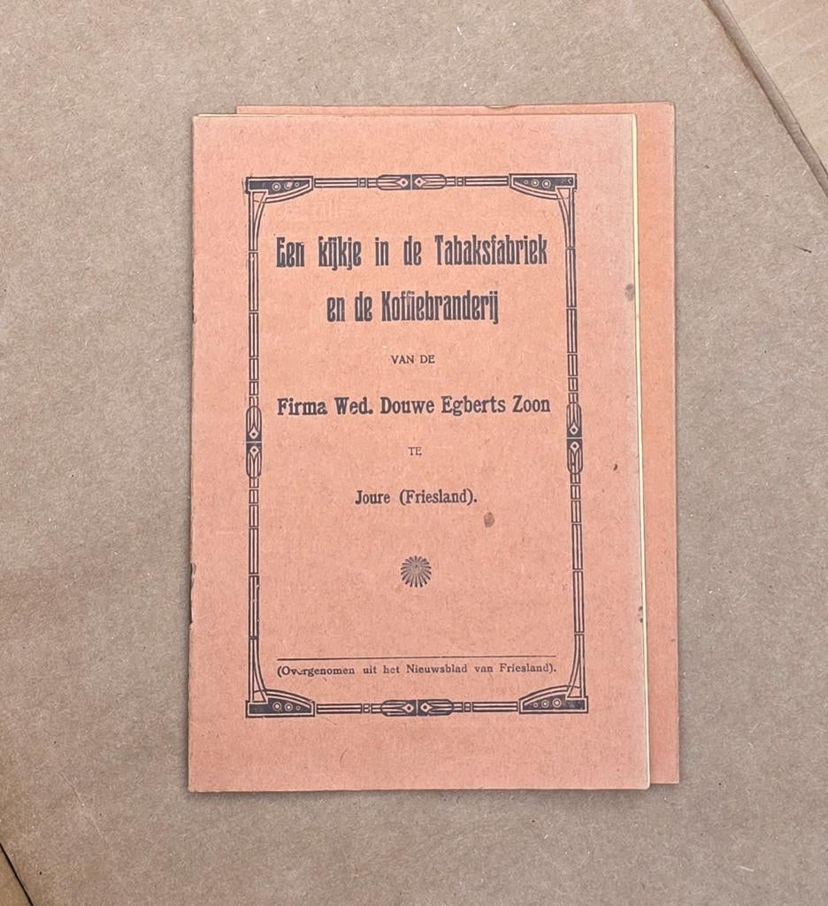 Douwe Egberts , een kijkje in de tabaksfabriek en de koffieb, Ophalen of Verzenden
