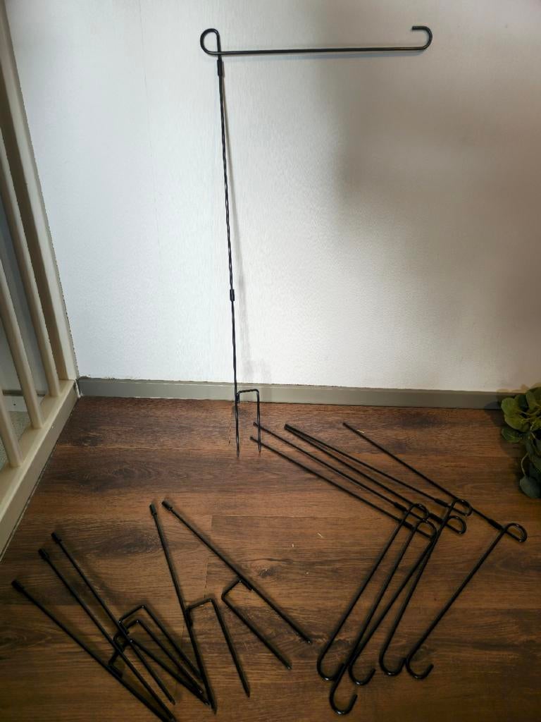 6x tuinvlaghouders, Ophalen of Verzenden