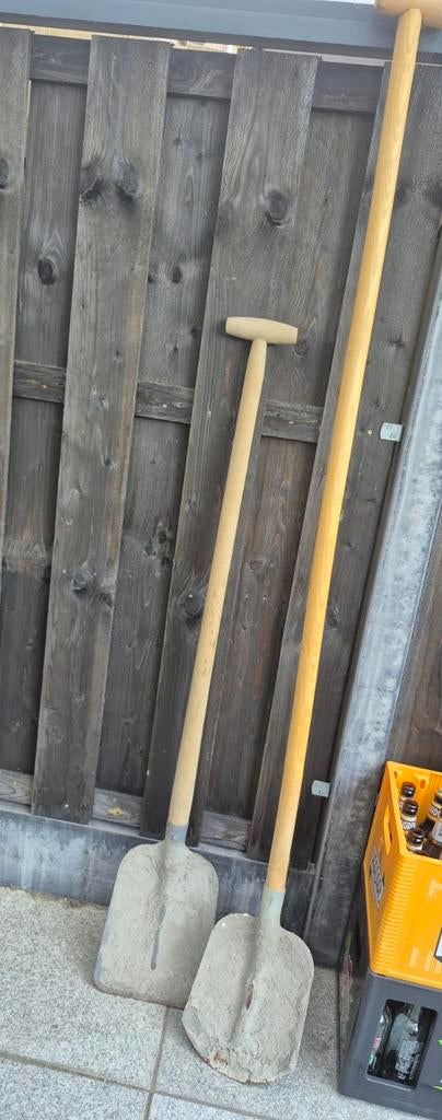2x zware bats schep, Tuin en Terras, Ophalen, Schop