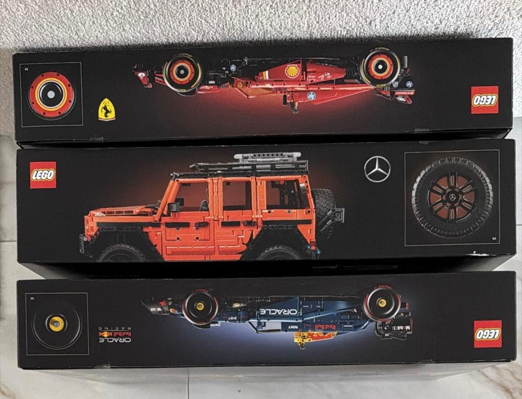 (Ferrari F1 + Red Bull F1 + Mercedes G500) NIEUW & ongeopend, Lego, Nieuw, Ophalen of Verzenden, Technic