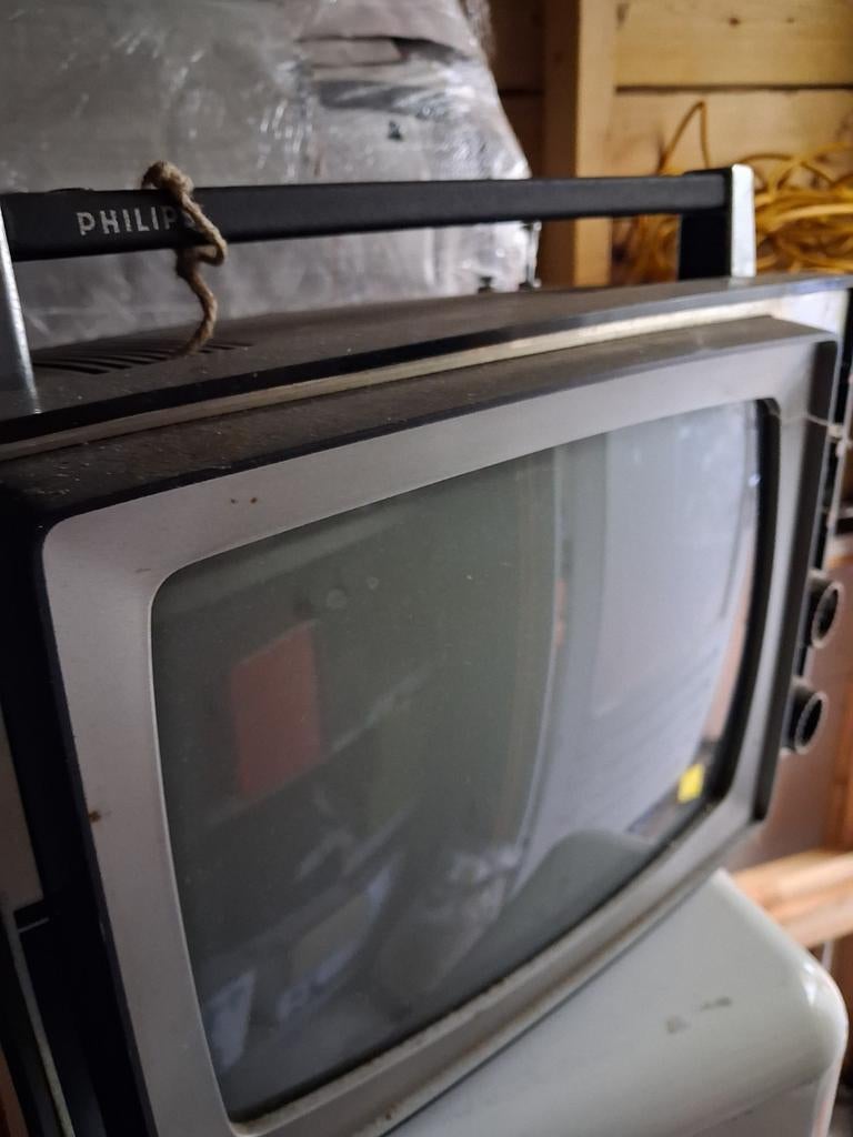 Oude Philips TV - Vintage Televisie, Audio, Tv en Foto, Vintage Televisies, Ophalen, Gebruikt, 40 tot 60 cm, Philips