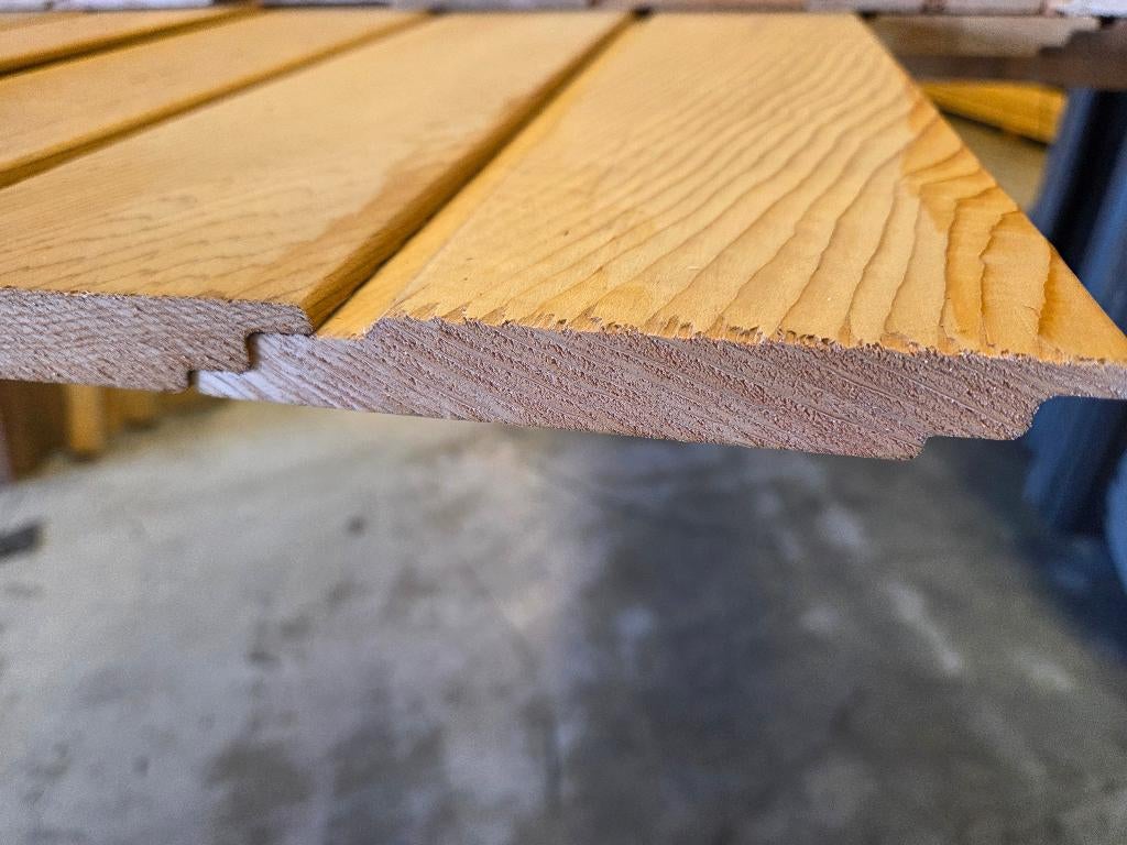 17 m2 Dubbel halfhouts rabat  - Red Cedar - nr: HP40, Tuin en Terras, Ophalen, Nieuw, 250 cm of meer, Planken