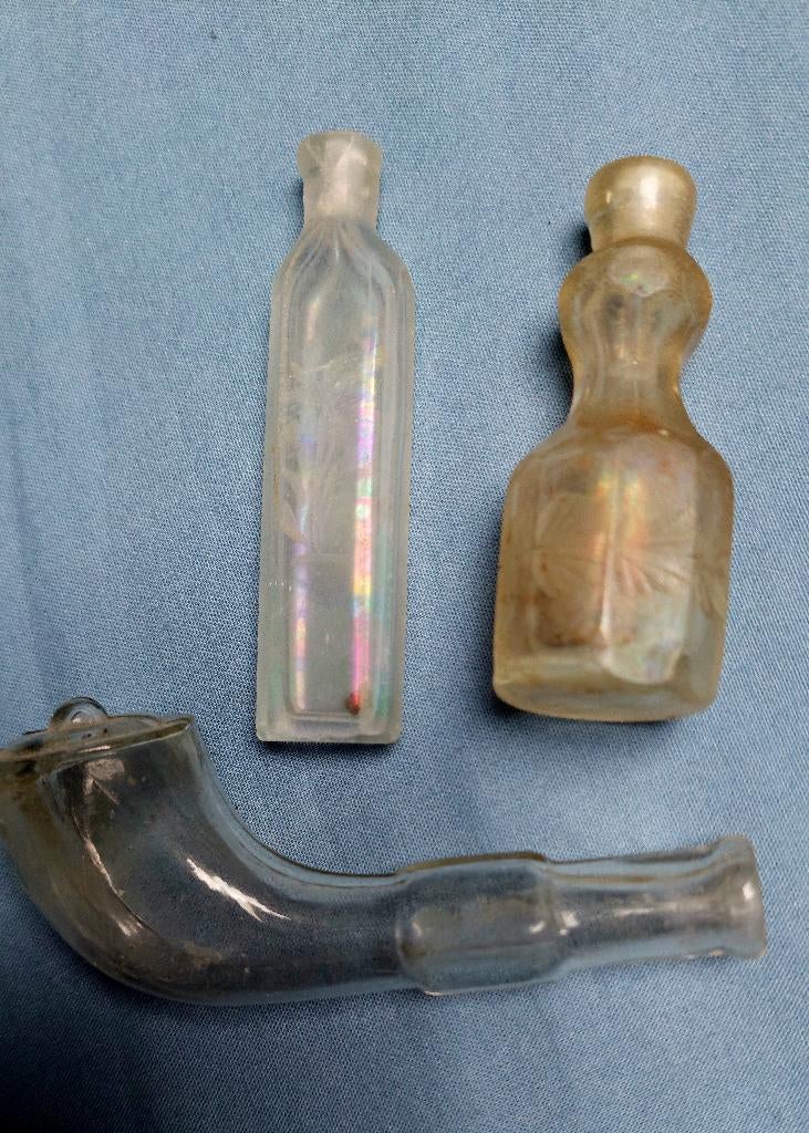 Glaswerk bodemvondsten, Antiek en Kunst, Antiek | Glas en Kristal, Ophalen of Verzenden