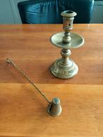 Koperen kraagkandelaar, 17e eeuws, Ophalen, Koper of Brons