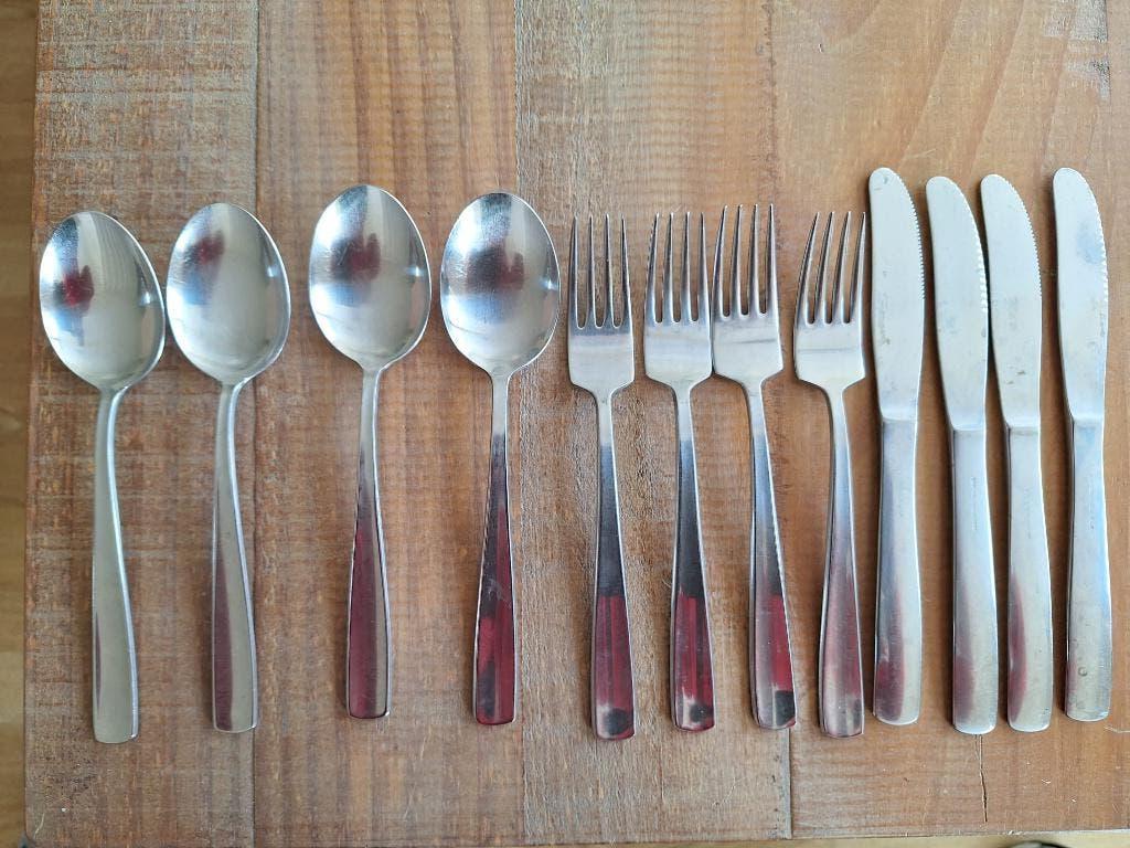 Gense 18-8 stainless Sweden, Gebruikt, Ophalen of Verzenden, Rvs of Chroom, Vaatwasserbestendig