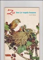 Vogels, Rizla, Zo leer je vogels kennen, Zweeres, dl 1 t/m 4, Boeken, Ophalen of Verzenden, Zo goed als nieuw, Vogels, Zweeres/Tolman