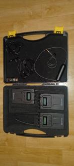 Draadloze Lavalier / Speldmicrofoon Set /Clip Microfoon, Ophalen of Verzenden, Zo goed als nieuw, Audio