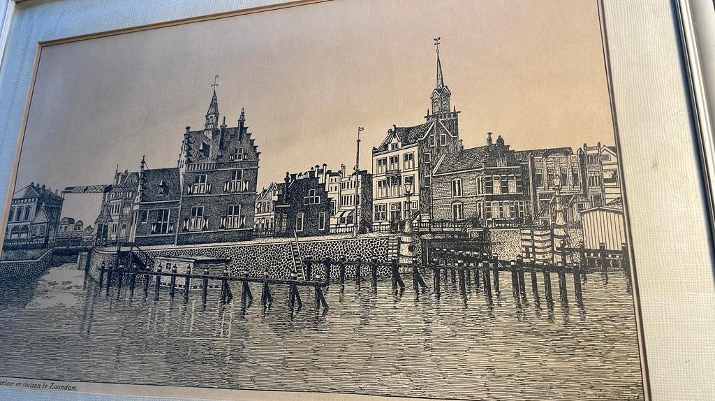 Ets Havenkantoor en Sluizen te Zaandam - C. Mulder, Antiek en Kunst, Ophalen
