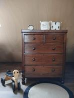 Antieke mahonie Engelse ladenkast / bezorgen mogelijk, Ophalen of Verzenden