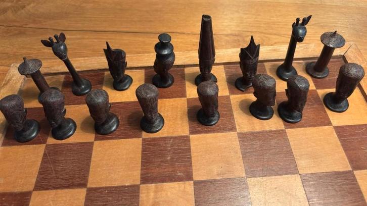 schaakspel, Hobby en Vrije tijd, Gezelschapsspellen | Bordspellen, Gebruikt, Ophalen of Verzenden