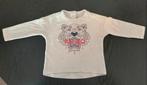 Kenzo Longsleeve Maat 86 - Wit met Tijgerprint, Kinderen en Baby's, Babykleding | Maat 86, Ophalen of Verzenden, Gebruikt, Jongetje of Meisje