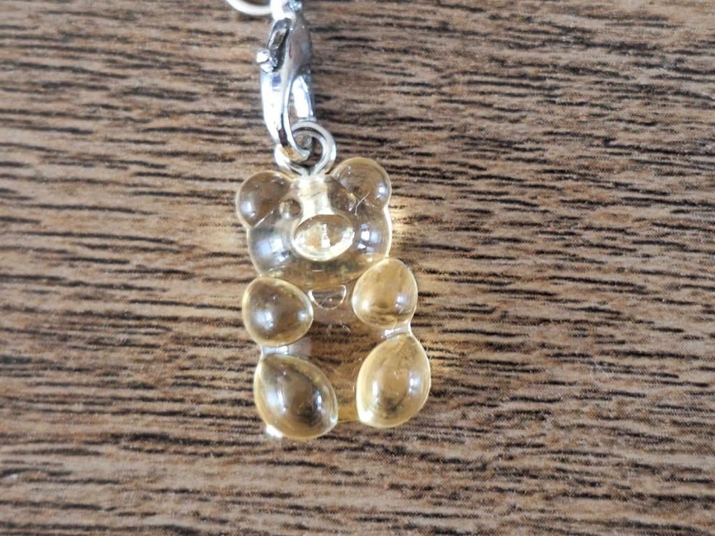 Telefoonhanger : Gele Gummi beer !!, Info@keycharms.nl, Nieuw, Medemblik, Telefoonhanger of Accessoire
