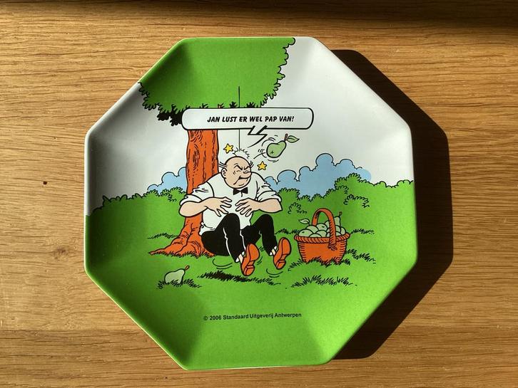 Suske en Wiske Ontbijtbordje Fruitmasters, Huis en Inrichting, Keuken | Servies, Gebruikt, Bord(en), Overige stijlen, Keramiek