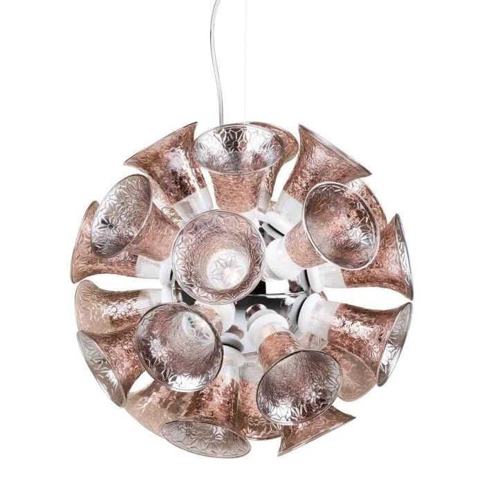 2x Moooi Chalice 48 Hanglamp Glas - Chroom