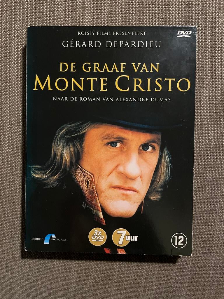 De Graaf van Monte Cristo 3 dvd-box- Gérard Depardieu, Cd's en Dvd's, Dvd's | Drama, Zo goed als nieuw, Historisch of Kostuumdrama
