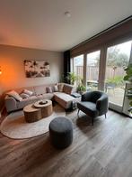 Mooie grijze Bronx 71 teddy fauteuil met poef, Ophalen, Zo goed als nieuw, 75 tot 100 cm, 50 tot 75 cm