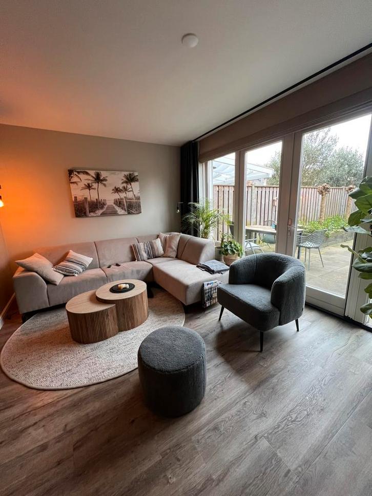 Mooie grijze Bronx 71 teddy fauteuil met poef, Huis en Inrichting, Fauteuils, Zo goed als nieuw, 50 tot 75 cm, 75 tot 100 cm, Ophalen