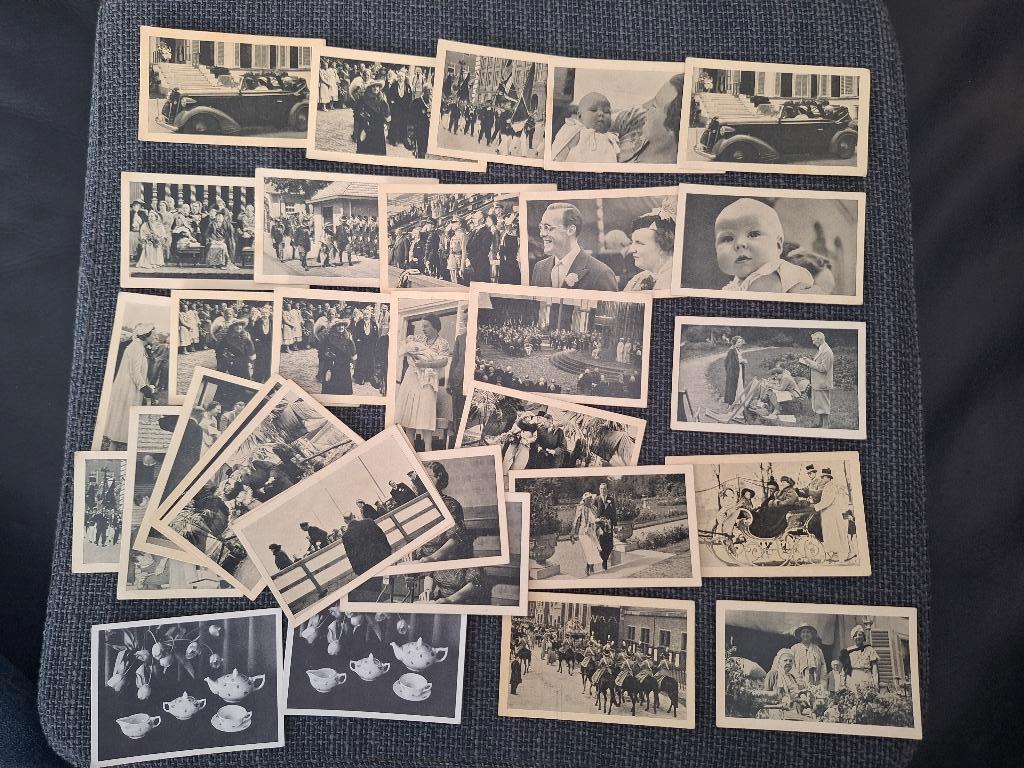 Plaatjes Koninklijk Huis jaren 30, Verzenden, Gebruikt, Kaart, Foto of Prent
