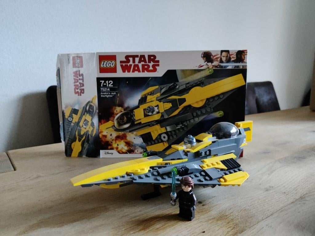 75214 - Lego Star Wars - Anakins Jedi Starfighter, Ophalen, Star Wars, Lego, Zo goed als nieuw