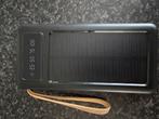 Solar Powerbank 10.000 mAh met ingebouwde kabels, Ophalen of Verzenden, Nieuw