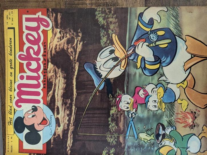 Mickey Mouse stripbladen ingebonden 1957 en 1958, Boeken, Stripboeken, Ophalen of Verzenden