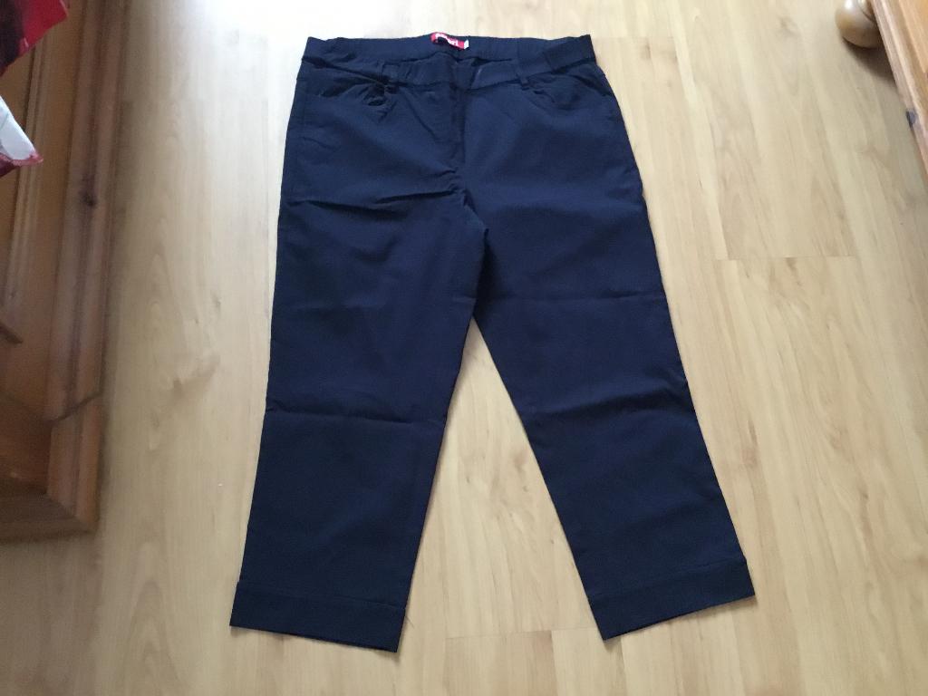 Zwarte 3/4 broek van ascari. Maat 44, Ascari, Zwart, Maat 42/44 (L), Ophalen of Verzenden