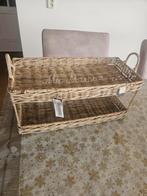 Riviera Maison Double Tray L mand etagere rekje riet, Ophalen of Verzenden, Zo goed als nieuw, Rond, Riet