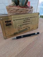 Originele RDM typeplaat – 155 mm Howitzer M114 Rotterdam, Ophalen of Verzenden