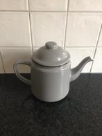 Hema theepot lijkt emaille maar is van aardewerk, Overige typen, Ophalen of Verzenden, Zo goed als nieuw, Overige stijlen