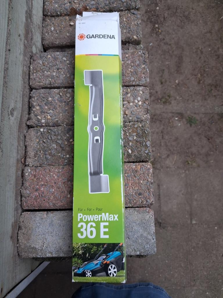 Gardena PowerMax 36 E Grasmaaier Mes, Ophalen of Verzenden